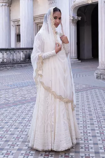 Ivory Noor Anarkali
