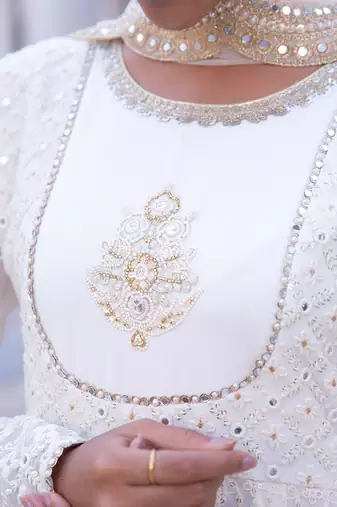 Ivory Noor Anarkali