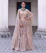 Champagne Gold Sitara Lehenga Set