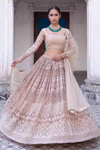 Champagne Gold Sitara Lehenga Set