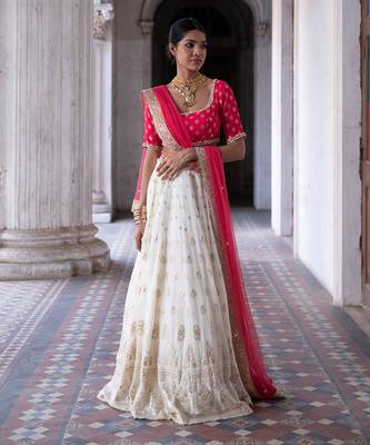 Fuschia Zara Lehenga Set 1