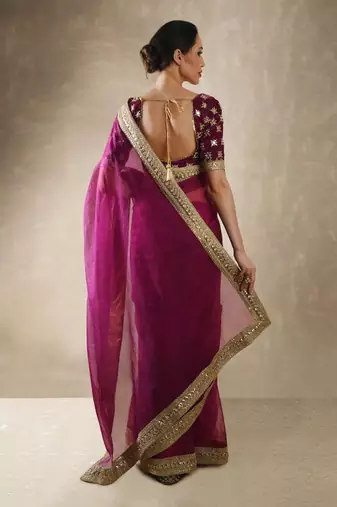 Clover Pomogranate Saree Set