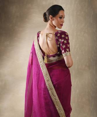 Clover Pomogranate Saree Set 3