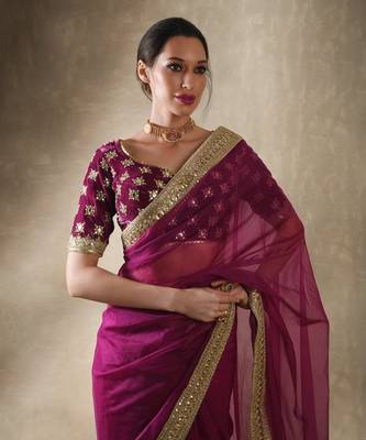 Clover Pomogranate Saree Set 4