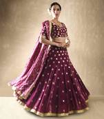 Pomogranate Petunia Lehenga Set