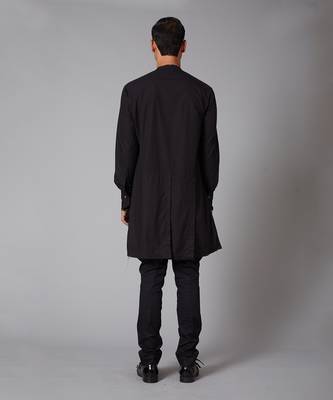 Black Embroidered Long Shirt 2