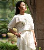 Ivory Jane Pin-tuck top