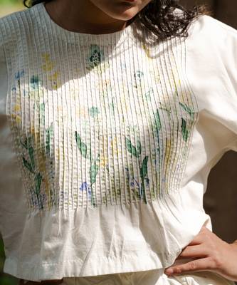 Ivory Jane Pin-tuck top 2