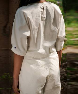 Ivory Jane Pin-tuck top 4