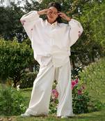 Ivory Caroline Dolman Sleeve Shirt