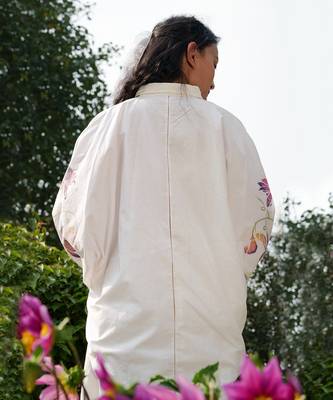 Ivory Caroline Dolman Sleeve Shirt 3