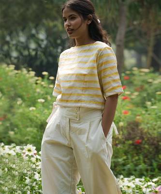 Ivory Martha Boat Neck Top 3