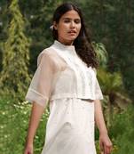 Ivory Eliza Crop Jacket 