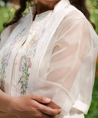 Ivory Eliza Crop Jacket  3