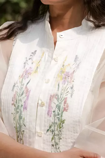 Ivory Eliza Crop Jacket 