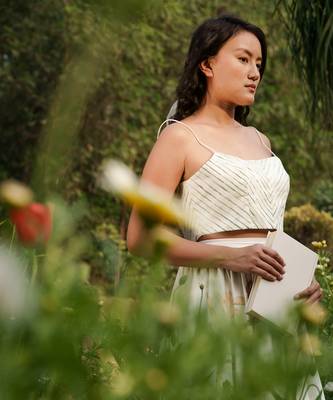 Ivory Julia Noodle Strap Top 3