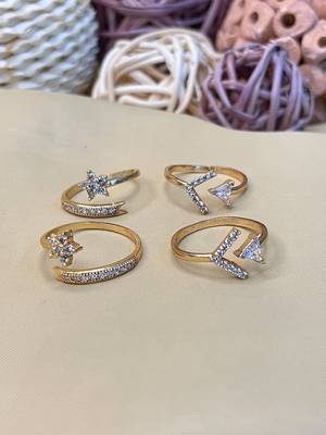 Gold toe rings 4
