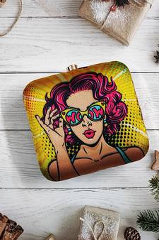 Worthy Enterprises Printed Clutch for Womens & Girls