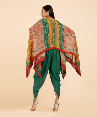 Twin Town Mustard Teal Kaftan 4