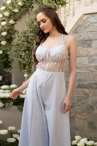 POWDER BLUE JUMPSUIT