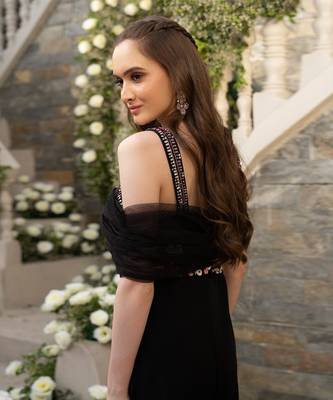 Black Drape Jumpsuit 4