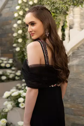 Black Drape Jumpsuit