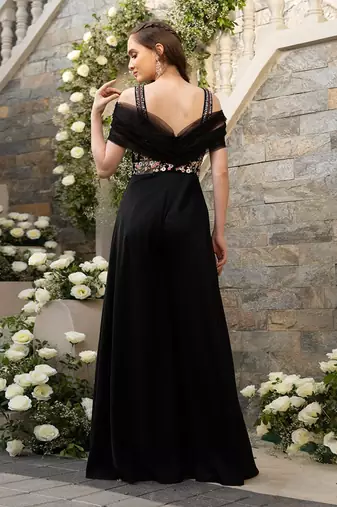 Black Drape Jumpsuit