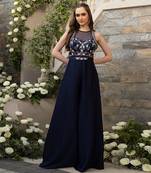 Blue Floral Jumpsuit