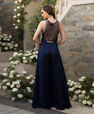 Blue Floral Jumpsuit 4