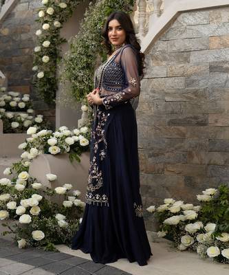 Blue Sutara Jacket Set 3