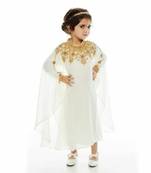 Muslim Girls Dress Kids Abaya Moroccan caftan Islamic Kids Dress for Girls Birthday gift Dress