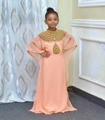 Sale New Girls Dress Kids Abaya Moroccan caftan Kids Dubai jilbab Kids Jellabiya Birthday Gifts 