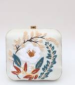 Worthyy Enterprises Embroidered Party Clutch For Women