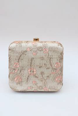 Worthyy Enterprises Embroidered Party Clutch For Women 1