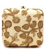 Worthyy Enterprises Embroidered Party Clutch For Women