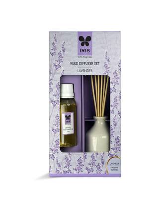 IRIS, Reed Diffuser Set, Lavender, Home Fragrances, Easy to Use, Maintenance Free, 60 ml 2