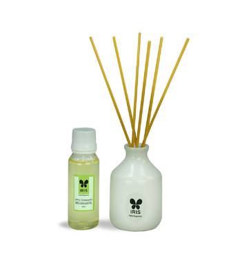 IRIS Reed Diffuser with Ceramic Pot - Lemon Grass - Home Fragrances - Risk-Free - Easy to use - 60 ml 4