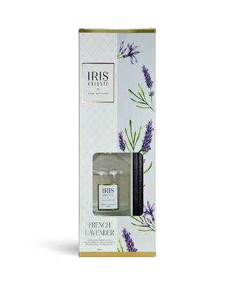 IRIS Reed Diffuser Set for Living Room/Bedroom1 Glass Reed Diffuser Jar, 4 Fiber Reed Sticks, 100ml Diffuser Oil 4