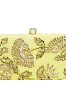 Worthyy Enterprises Embroidered Party Clutch For Women