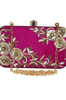 Worthyy Enterprises Handcrafted Embroidered Clutch Bag Purse Handbag For Women/Girls