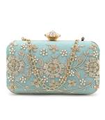 Worthyy Enterprises Embroidered Party Clutch For Women