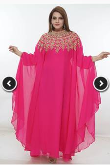 Kaftan Women Dress Moroccan Caftan Long Farasha Maxi Dress 