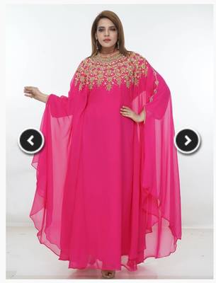 Kaftan Women Dress Moroccan Caftan Long Farasha Maxi Dress  3