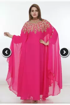 Kaftan Women Dress Moroccan Caftan Long Farasha Maxi Dress 