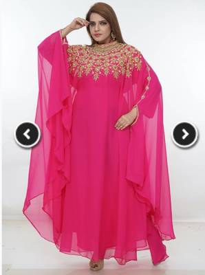 Kaftan Women Dress Moroccan Caftan Long Farasha Maxi Dress  4