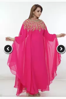 Kaftan Women Dress Moroccan Caftan Long Farasha Maxi Dress 
