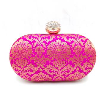 Worthyy Enterprises Oval Party Clutch for Women / Girls 1
