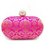 Worthyy Enterprises Oval Party Clutch for Women / Girls