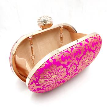 Worthyy Enterprises Oval Party Clutch for Women / Girls 2