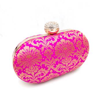 Worthyy Enterprises Oval Party Clutch for Women / Girls 3